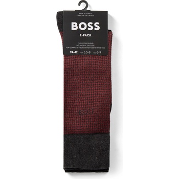 Boss Чорапи Boss Men's Houndstooth Crew Socks - Charcoal 013