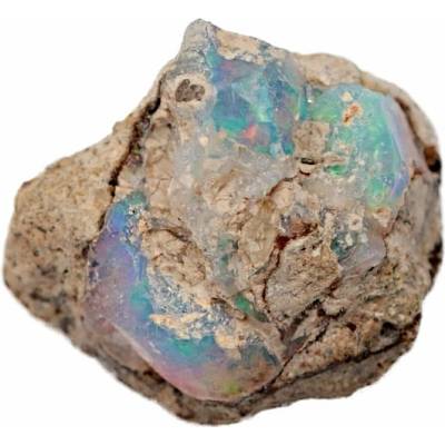 Nefertitis Opál etiopský v hornině 108 NF64621 - cca 1,3 x 1,2 cm, 0,7 g