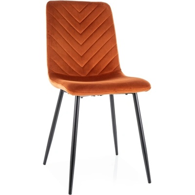 Textilomanie Daren velvet oranžová