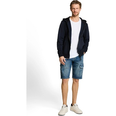 Tom Tailor pánské kraťasy s kapsami 1051462 10119 Modrá