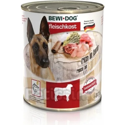 Bewi Dog -Dog консерва богата на чисто агнешко месо 800 г
