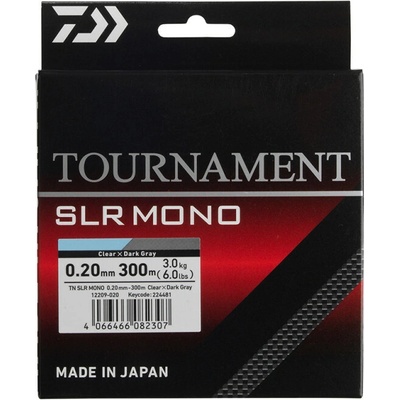 Daiwa Tournament SLR Mono grey 300 m 0,20 mm 3 kg