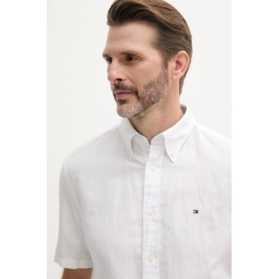 Tommy Hilfiger Риза с лен Tommy Hilfiger (MW0MW40703)