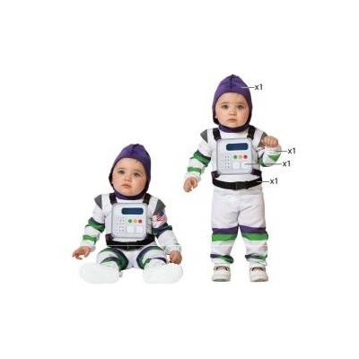 BigBuy Carnival Маскировъчен костюм за бебета Астронавт Размер 12-24 месеца