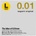 Sagami 1 бр. Най-тънкият голям презерватив Sagami Original L 0.01 мм