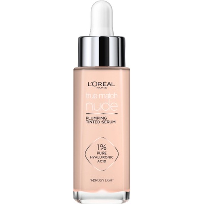 L'Oréal True Match Nude Plumping Tinded Serum 30 ml - 1-2 Rosy Light make-up 1-2 Rosy Light