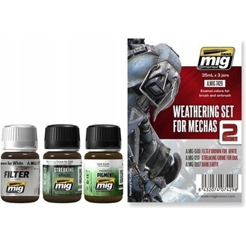 Sada barev Mig Jimenez Weathering Set Mechas 7429