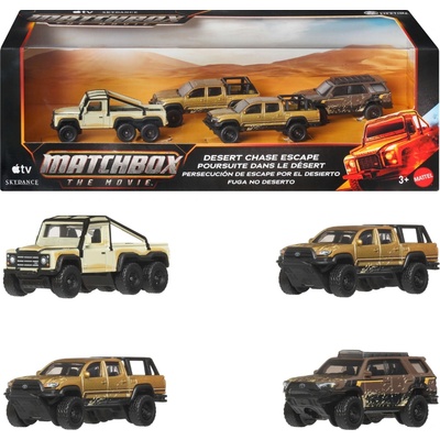Mattel Matchbox The Movie Desert Chase Escape Multipack