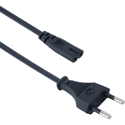 DeTech Захранващ кабел DeTech, 2 Pin, За касетофон, 1.5м - 18033 (18033)