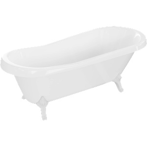 Mexen Retro 170x75 cm white/white (53251707500-20)