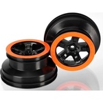 Traxxas диск 2.2/3.0" SCT черно-оранжев (2) (2WD предни)