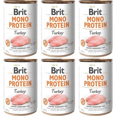 Brit Mono Protein Turkey 6 x 400 g