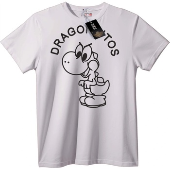 NOONEBRAND Тениска с Драгос и Картун - 2XL, White