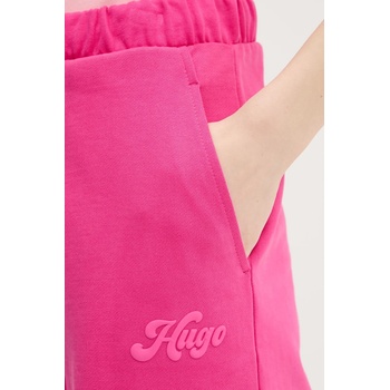 HUGO Спортен панталон hugo в розово с апликация 50541179 (50541179)