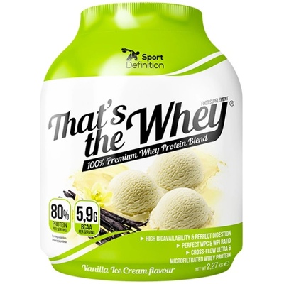SportDefinition 100% That's The Whey Premium Protein 2270 g