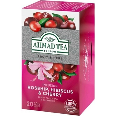 Ahmad Tea Rosehipp & Cherry Tea 20 sáčků
