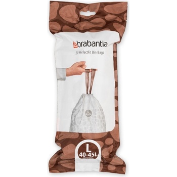 Brabantia PerfectFit pytle 40-45 L L – 20ks sáčků v roli 25µm