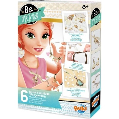 Buki France Творчески комплект Buki France - Направи си сам бижута от мидички (BKBE122)
