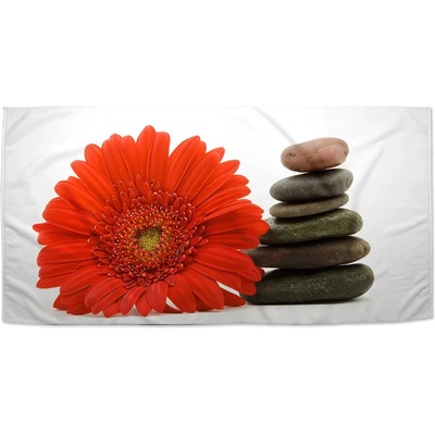 Sablio Uterák Gerbera s kameňmi 70 x 140 cm
