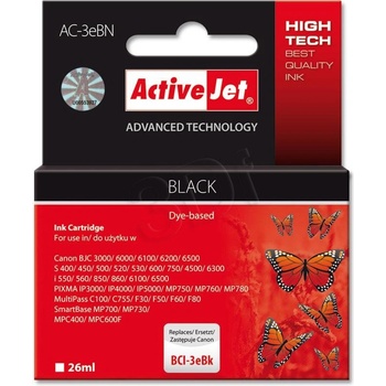 Activejet Canon BCI-3e BK - kompatibilný