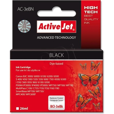 Activejet Canon BCI-3e BK - kompatibilný