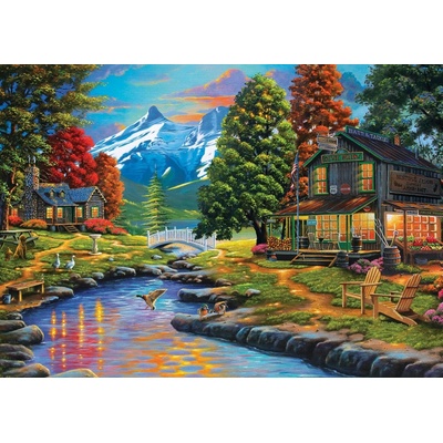 Art Dva břehy potoka 2000 dílků