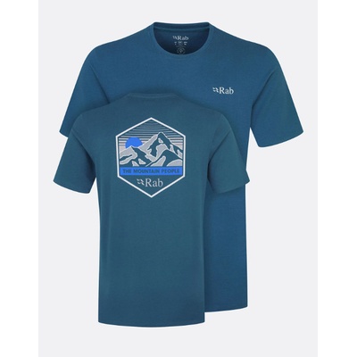 RAB Stance Mountain Peak Tee Tempest blue