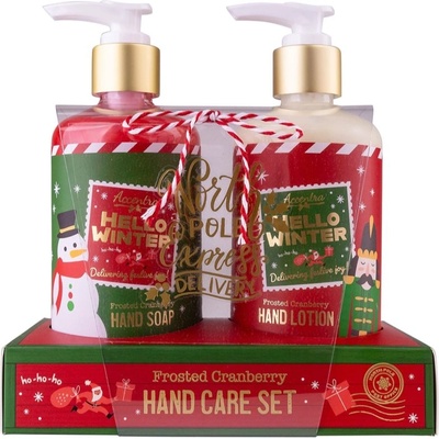 Accentra Hello Winter Frosted Cranberry коледен подаръчен комплект за ръце аромати Frosted Cranberry