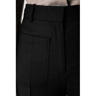 Victoria Beckham официален панталон дамски с памук Alina (1226WTR005115D)