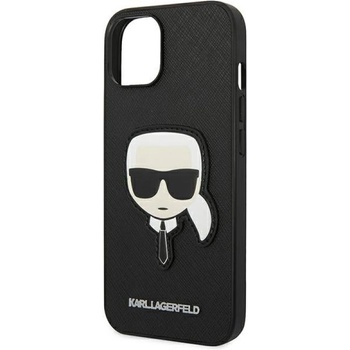 Image 1 of KARL LAGERFELD Гръб Karl Lagerfeld PU Saffiano Karl Head Case за iPhone 14 Plus - Черен (3666339077044)