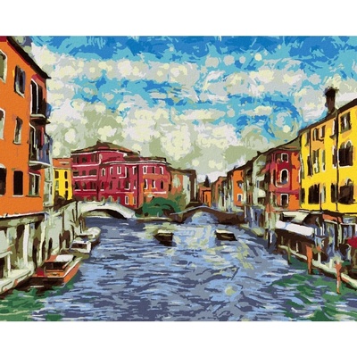 Zuty Malování podle čísel BENÁTKY PODLE VAN GOGHA