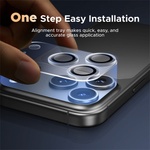 BlackBird Защитно фолио за фотоапарати 9H с черна рамка и апликатор за Iphone 16PRO/16PROMAX (BH1761)