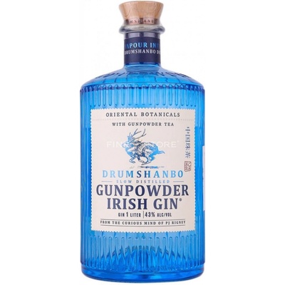 Drumshanbo Gunpowder Irish Gin 43% 1 l (holá láhev)