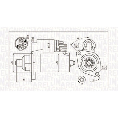 Startér MAGNETI MARELLI 063721323010