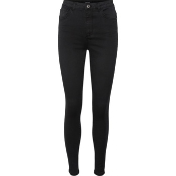 Image 1 of Vero Moda Дънки Vero Moda Women's High Rise Slim Fit Straight Leg Jeans - Black