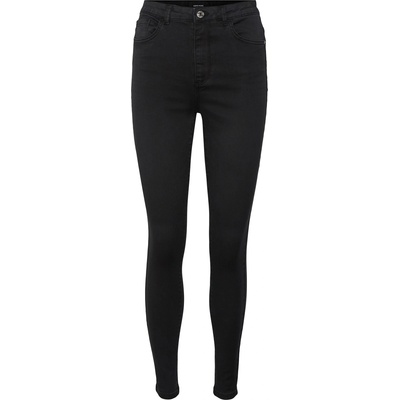 Vero Moda Дънки Vero Moda Women's High Rise Slim Fit Straight Leg Jeans - Black