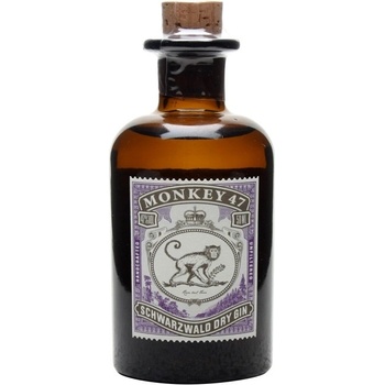 Monkey 47 Schwarzwald Dry Gin 47% 0,05 l (holá láhev)