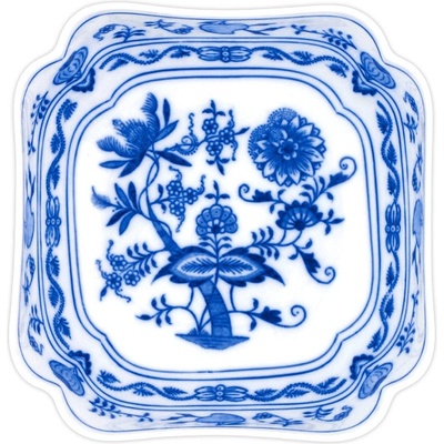 Český porcelán Dubí Cibulák mísa salátová čtyřhranná vysoká 10460 15 cm