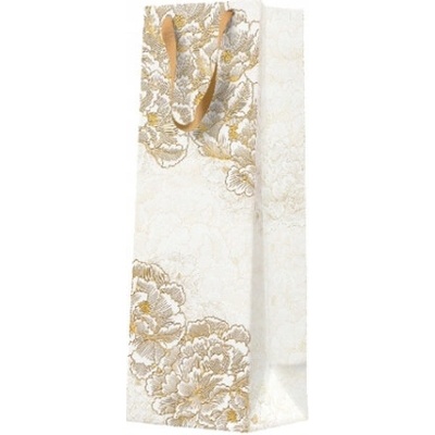 PAW 3 Dárková taška PAW VINTAGE GOLD PETAL DESIGN 12x10x37