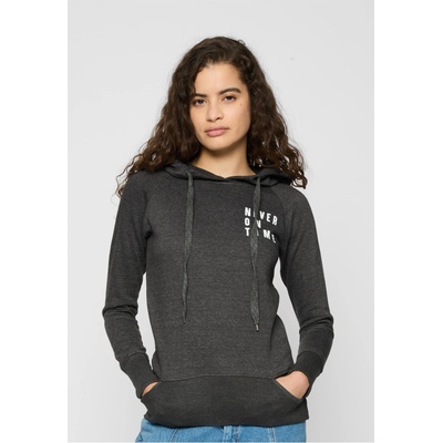 Mister Tee Ladies Never On Time Hoody charcoal XSUB-MT2531-00091 - Камуфлаж, размер S