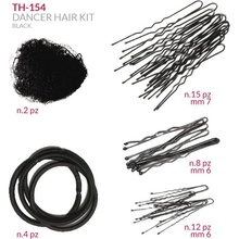 TECH DANCE HAIR KIT BLACK TH154