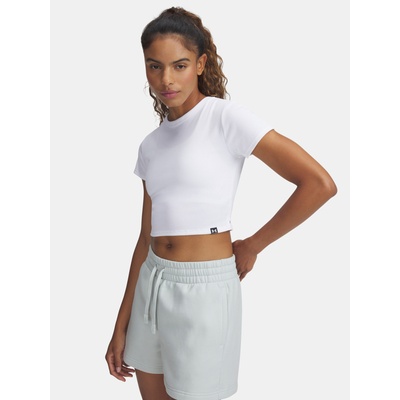 Дамска тениска Under Armour UA Rival Rib Baby Tee Under Armour | Byal | ЖЕНИ | XL