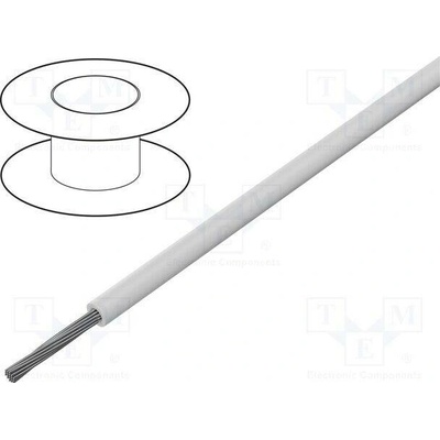 Alpha Wire 7036 WH001 Vodič HookUp Wire lanko Cu 12AWG PVC bílá 300V 305m
