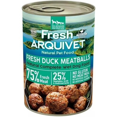 Arquivet Adult Čerstvé masové kuličky s kachnou batáty a pomerančem 400 g