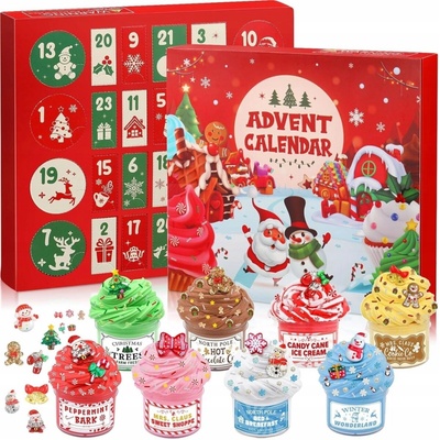 Adventný kalendár MPMAX stojaci obdĺžnikový s hračkami