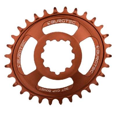 Плоча BURGTEC Oval GXP Boost 3mm Offset Thick Thin - Каш Бронзов 32T