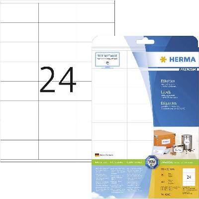 Herma 4909 univerzální etikety 210 x 297 mm papír lesklý bílá 25 ks