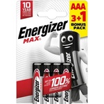 Energizer АЛКАЛНИ БАТЕРИИ enr max alk aaa 3+1 chp4 energizer (e303341600)