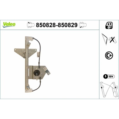 Mechanizmus zdvíhania okna VALEO 850829