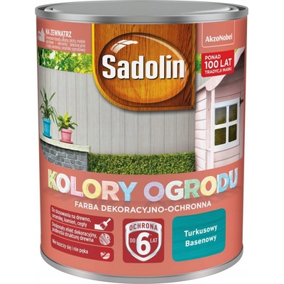 Sadolin Akrylová barva na dřevo 0,7 l tyrkysová bazénová mat